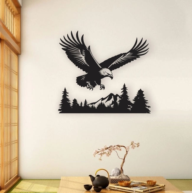 Flying Eagle Bird Wall Decor