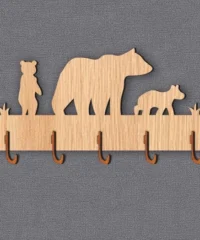 Forest Bear Key Holder