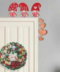 Gnome Valentine Door Corners