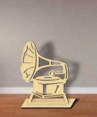 Gramophone Music Decorative Sign