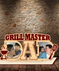 Grill Master Dad Day Photo Frame