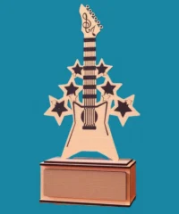 Guitar award trophy