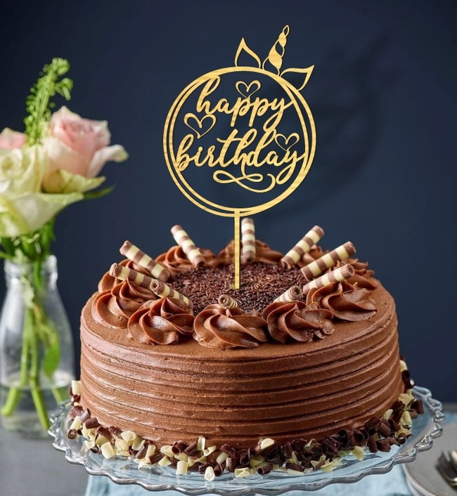 Happy Birthday Cake Topper
