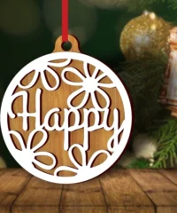 Happy Ornament