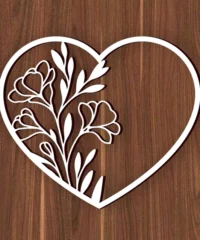 Heart And Flower