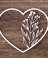 Heart And Flower