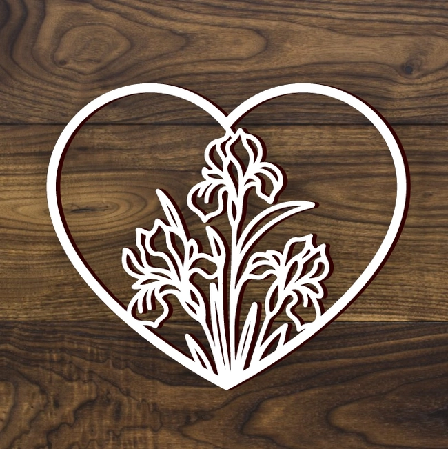 Heart And Flower