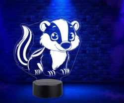 Illusion led lamp squirrel