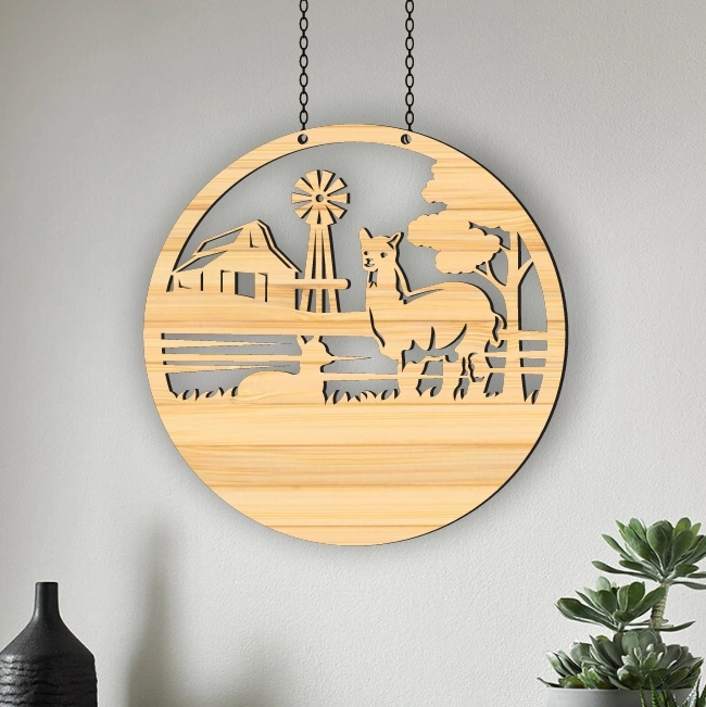 Llama Farm Sign
