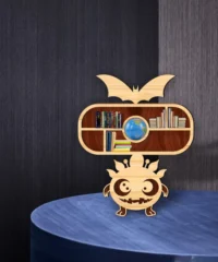 Monster bookshelf stand