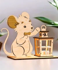Mouse with lantern