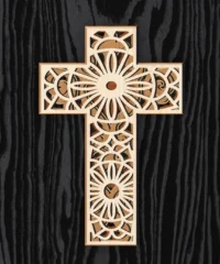 Multilayer Easter Cross
