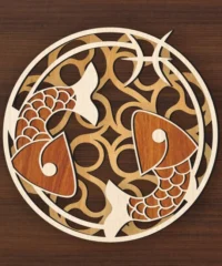 Multilayer Pisces Zodiac