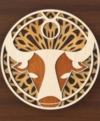 Multilayer Taurus Zodiac