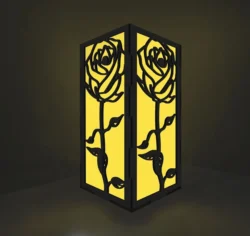 Rose lamp