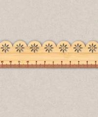 Ruler With Flower
