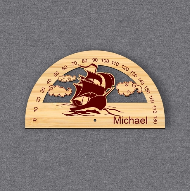 Sailboat Protractor Ruler