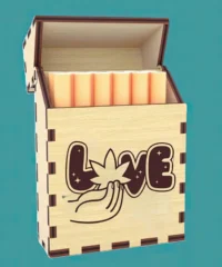 Smoking storage box