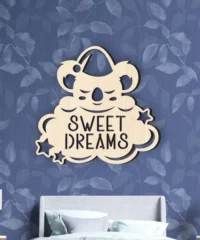 Sweet Dreams Baby Room Wall Decor