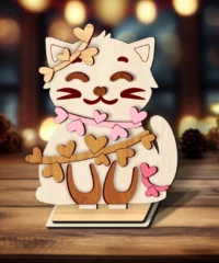 Valentines Day Shelf Sitters Cat