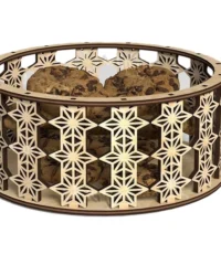 Wooden round box