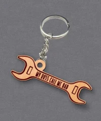 Wrench Father's Day Keychain