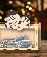 Zebra money box