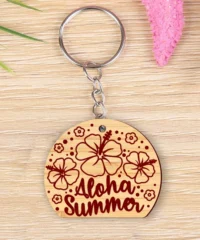 Aloha Summer Keychain