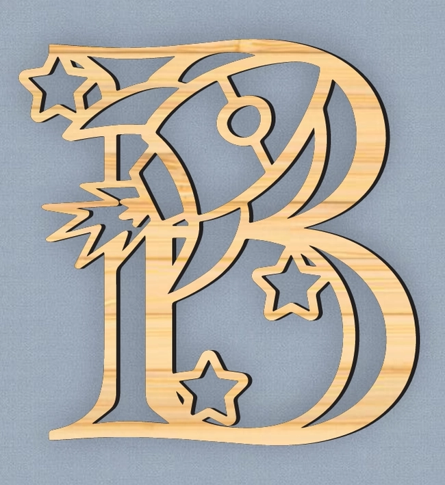 Alphabet B Rocket
