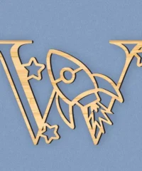 Alphabet W Rocket