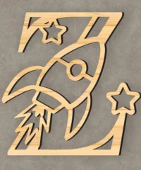 Alphabet Z Rocket