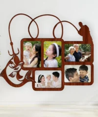Angler With Fish Photo Frame