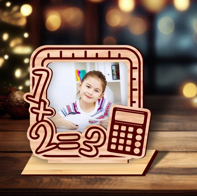 Calculator School Photo Frame