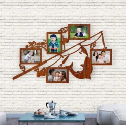 Fish With Fishing Rod Photo Frame Fish With Fishing Rod Photo Frame