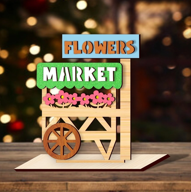 Flowers Market Spring Stand