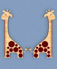 Giraffe Shaped Measuring Ruler