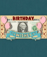 Happy Birthday Money Holder