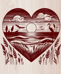 Heart Of Nature Dawn