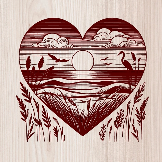 Heart Of Nature Dawn