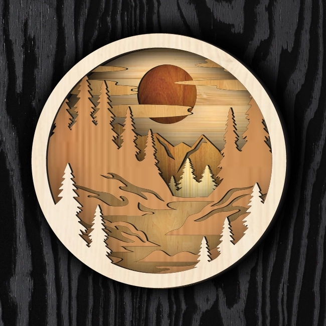 Layered Mountain