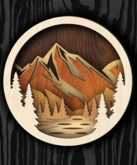 Layered Mountain