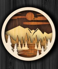 Layered Mountain