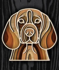 Multilayer Beagle Face