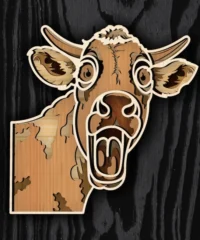 Multilayer Cute Cow