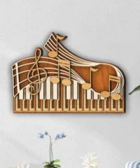 Multilayer Piano Wall Decor