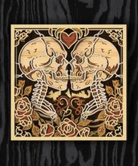 Multilayer Skull Love