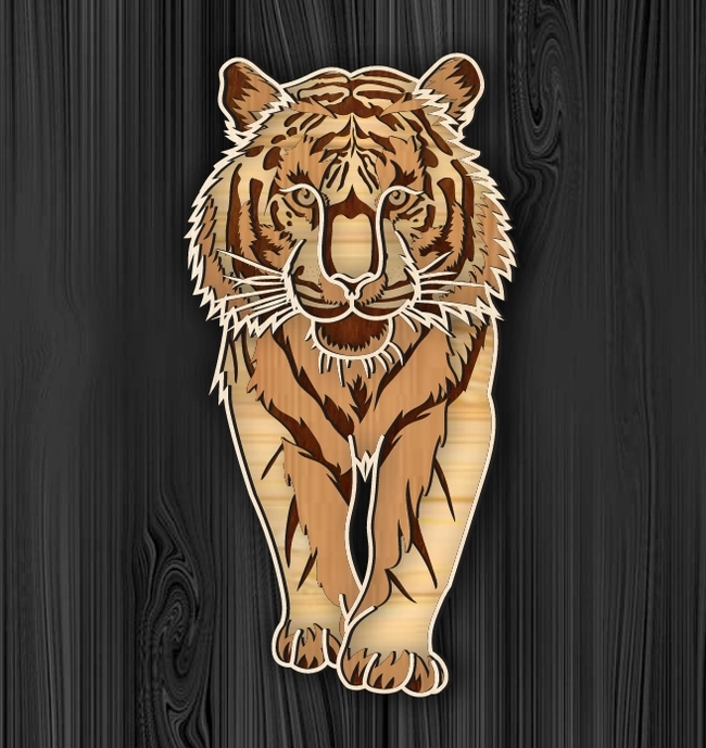 Multilayer Tiger Walking