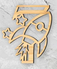 Numbers 7 Rocket