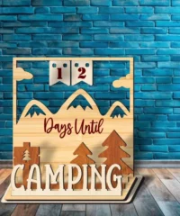 Pine Tree Camping Countdown Calendar