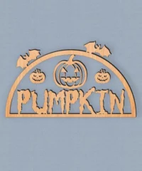 Pumpkin Halloween Sign